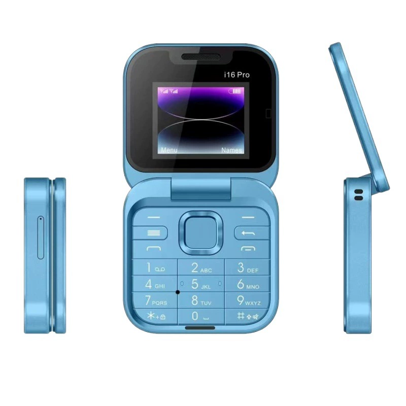 Внешняя торговля i16pro, несмартный телефон с двумя SIM-картами, раскладная кнопка для телефона, телефон для пожилых людей, 2GF15 мини, двойная SIM-карта, двойной режим ожидания