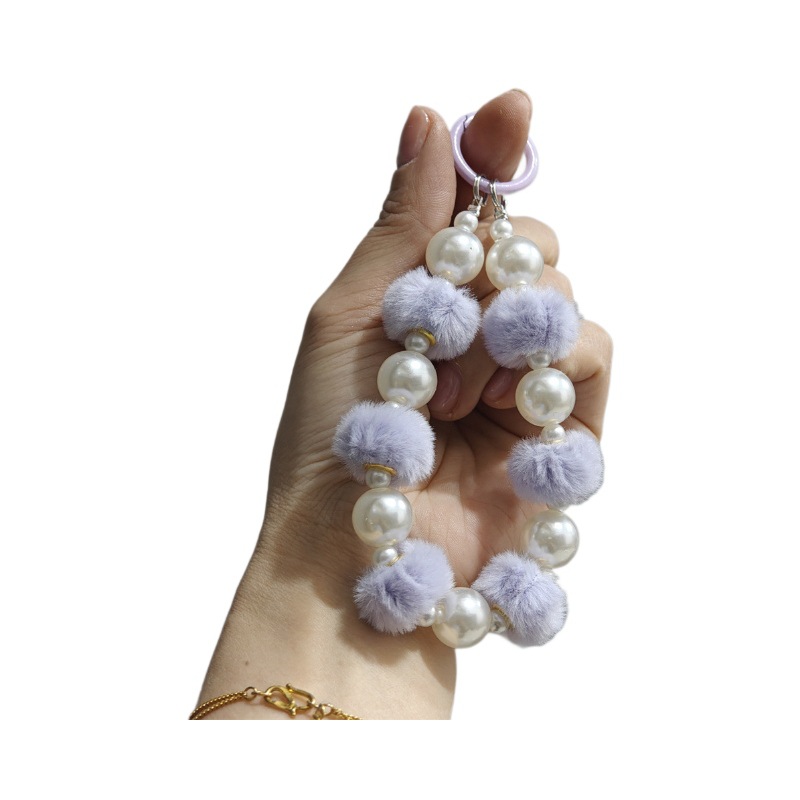 Explosión de perlas de MaoDi cadena de teléfono móvil de alto nivel sin cuentas de junta colgante de pulsera hecha a mano fabricantes de mujeres al por mayor