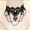 Accessory, choker, necklace, retro chain for key bag , Gothic