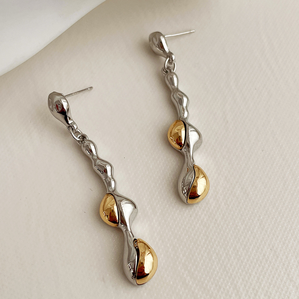1 Pair Fashion Geometric Metal Plating Womenu0027S Drop Earrings