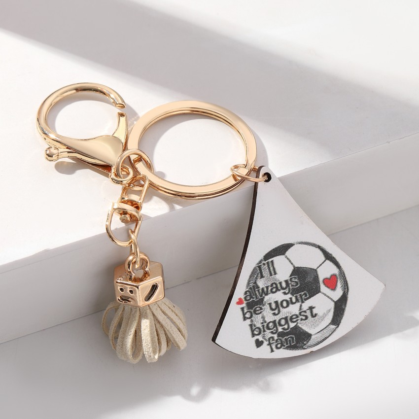 Décontractée Lettre Balle Bois Unisexe Porte-Clés display picture 4