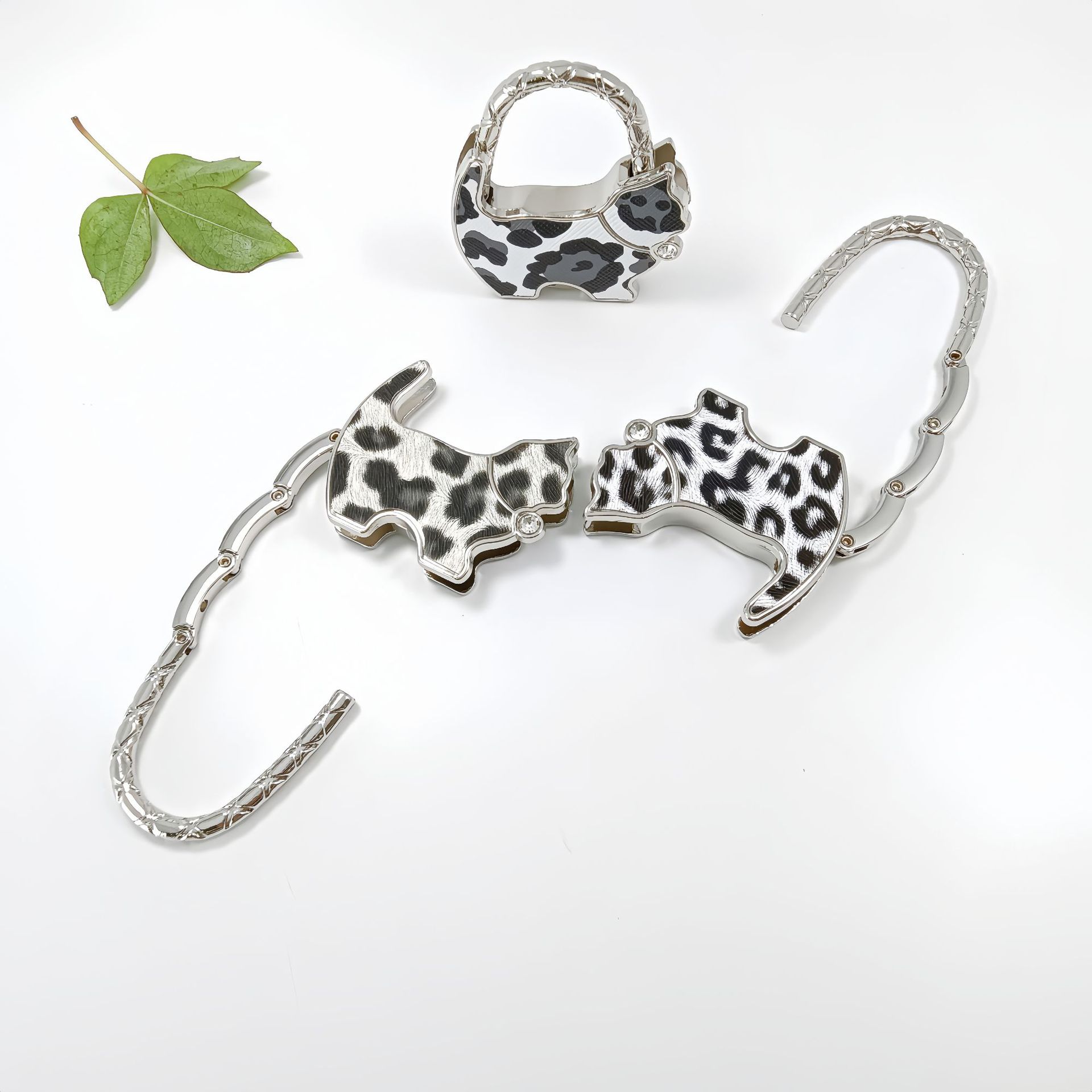 Fat Cat Bag Hook Portable Handbag Hanger For Table Accessories_voghion.com