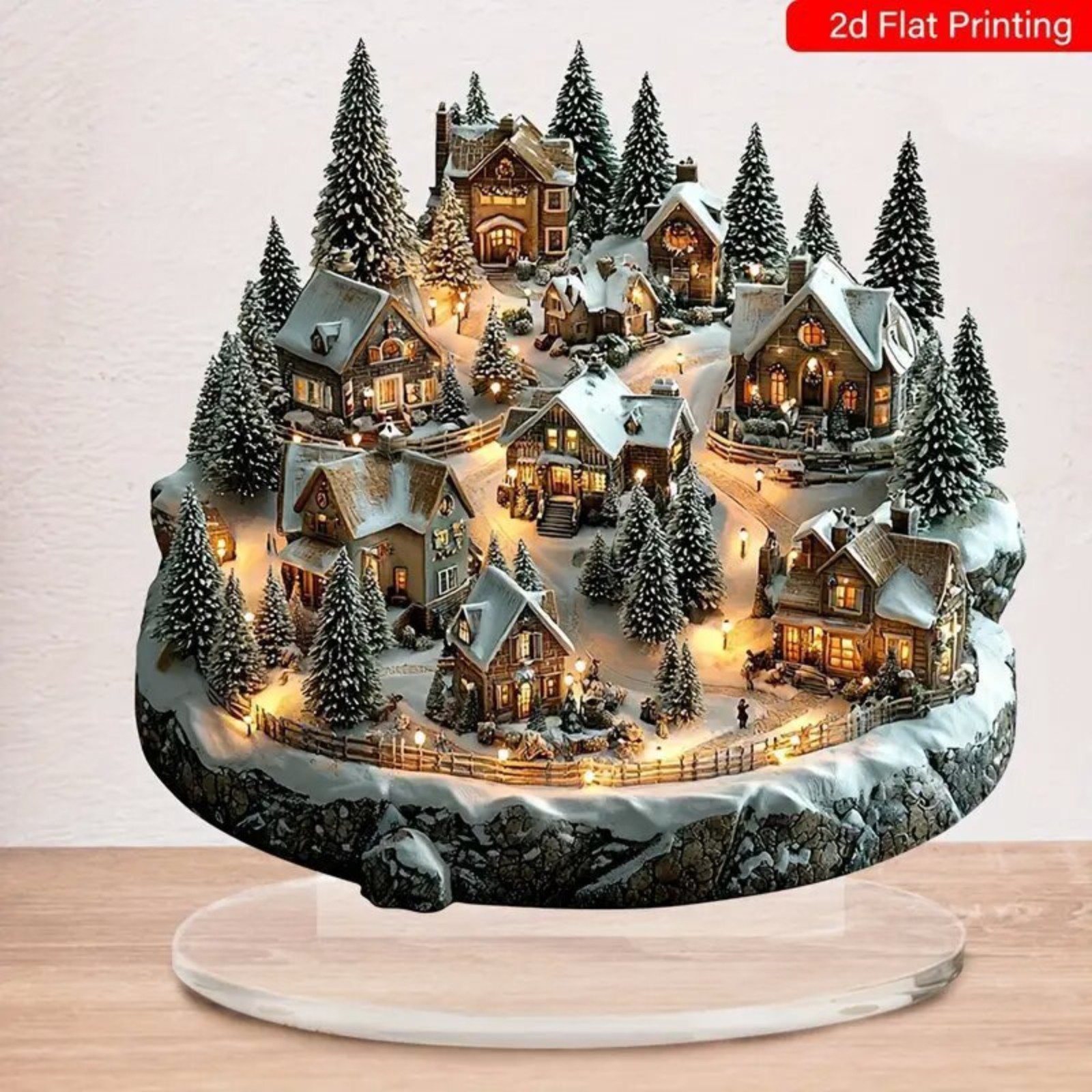 Cross-border new product: desktop decorations, home and office acrylic ornaments, Christmas decorations