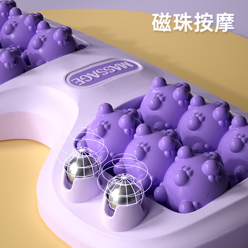 猫の爪の足の裏のマッサージ器の足の経絡の足の治療の養生の磁気ローラーの筋膜は足の指を緩めて音を震わせます。|undefined