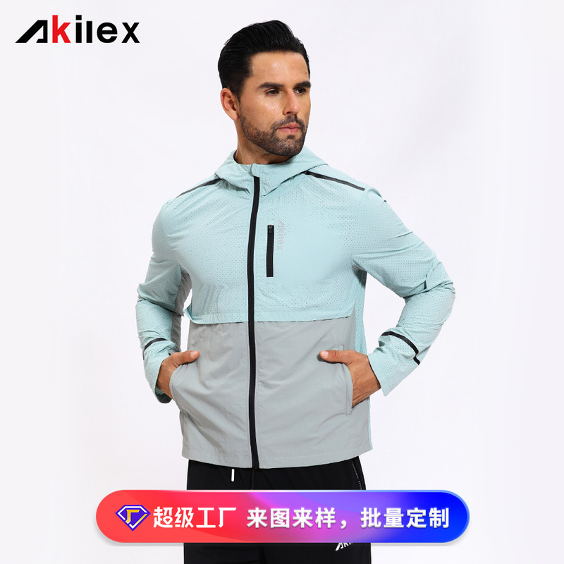 Akilex Jacket Custom-Made Men's and Women's Waterproof and Windproof Sports Outdoor Tops Jacket Casual Jacket Windbreaker Custom-Made