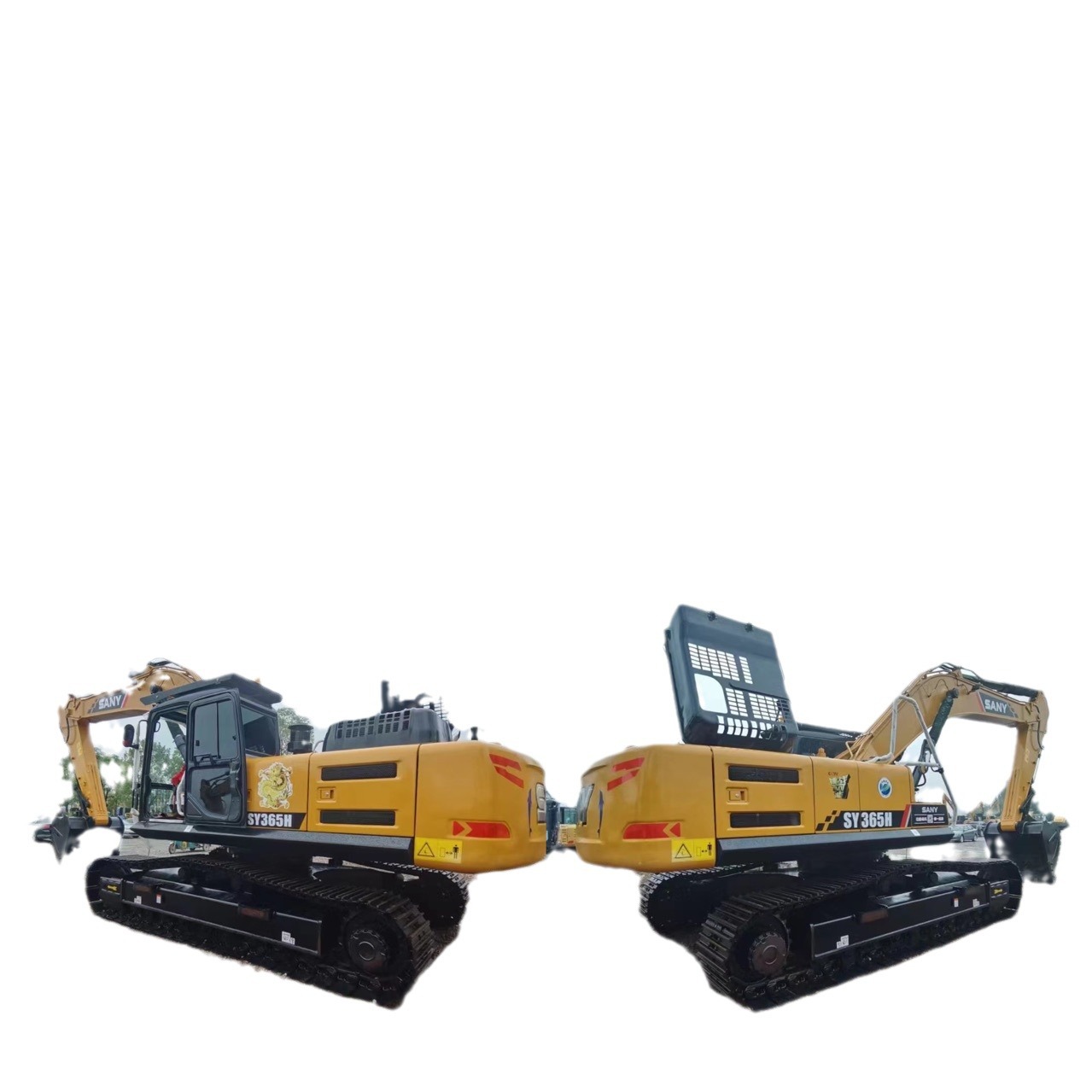 Exportación de comercio exterior de Guangdong, provincia de Zhejiang, Mongolia, mercado de segunda mano SanY365H gran excavadora coche especial