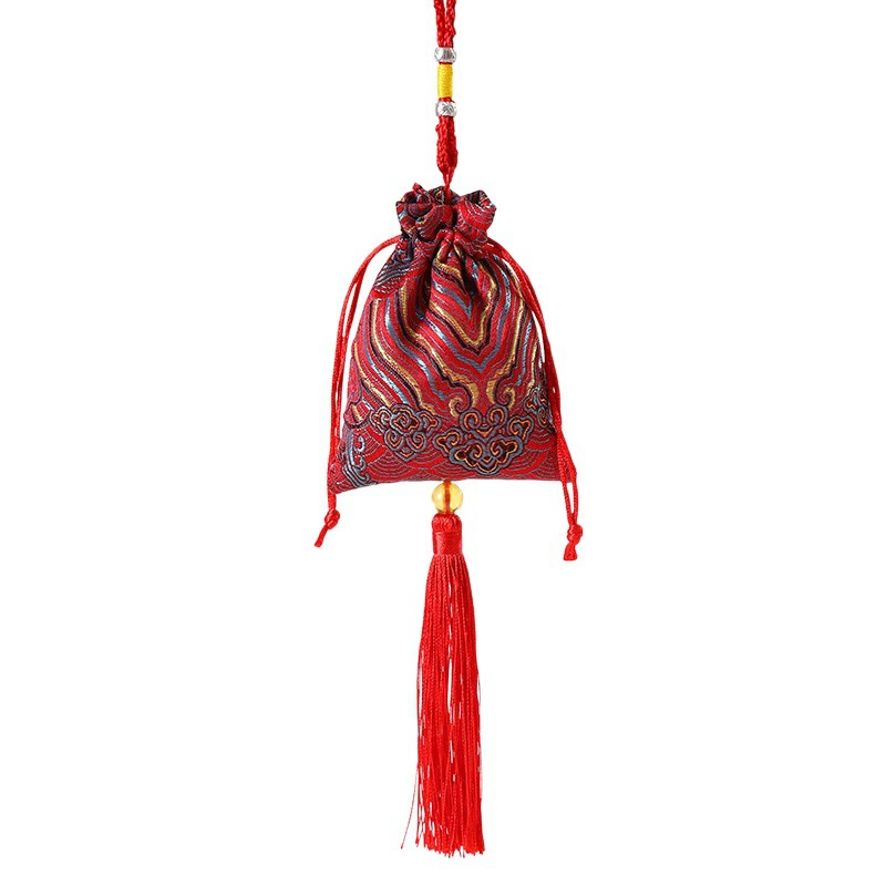 Пустой ароматический мешочек в китайском стиле, подвесной, портативный, для благополучия, маленький, декоративный, оптом от производителя