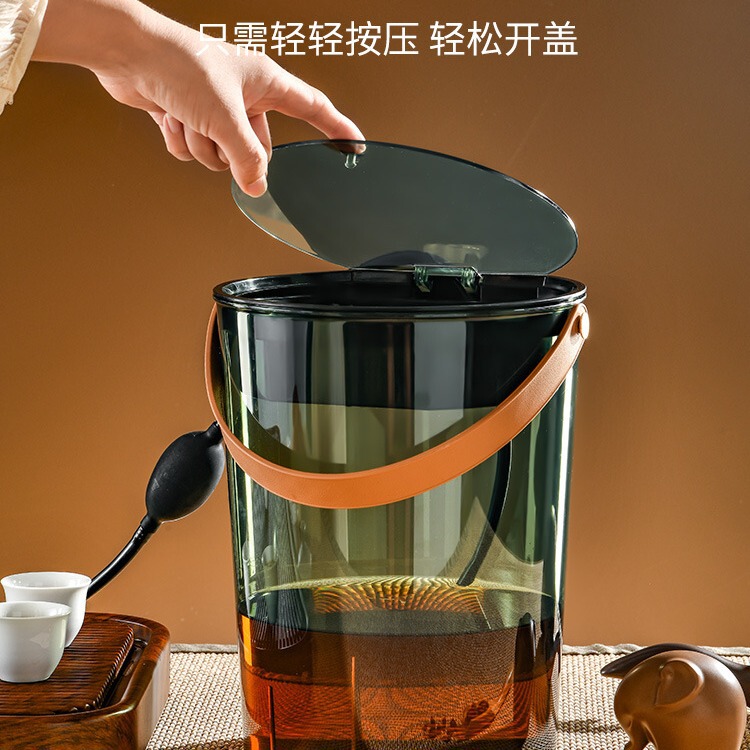 カンフーティーセットアクセサリー家庭用廃水バケツ茶バケツ茶残渣分離フィルター排水バケツ茶道ティーテーブルゴミ箱|undefined