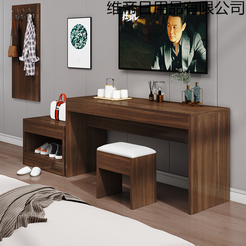 Tv Cabinet Standard Room Hotel Full Set Hotel Luggage Guest Room Dedicated Simple Apartment Homestay Furniture Combination Can Be Designed