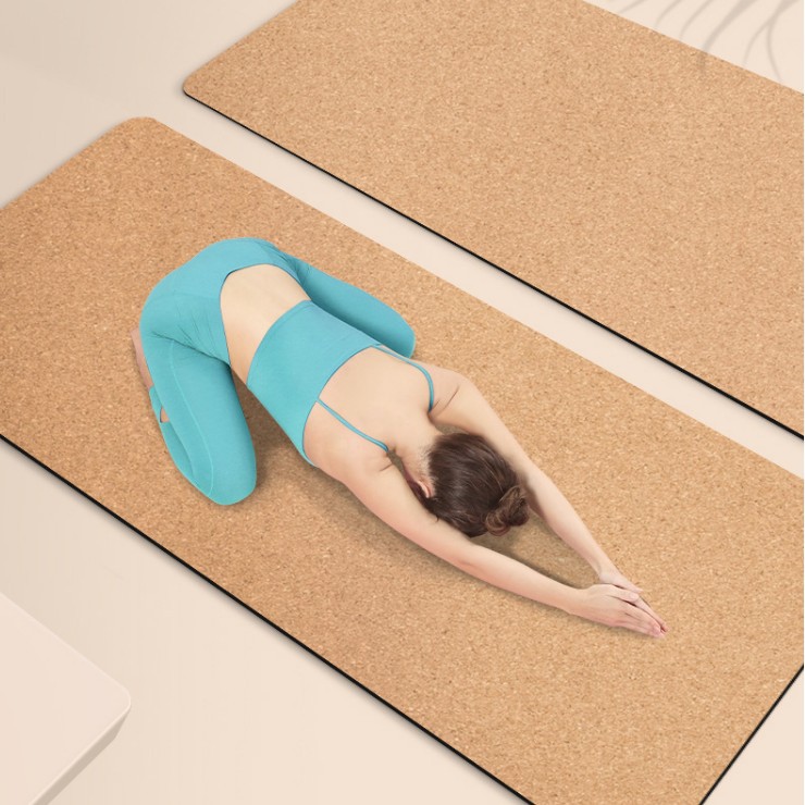 Corcho anti-deslizante esterilla de yoga natural esterilla de entrenamiento anti-deslizante espesación esterilla de entrenamiento anti-deslizante extensión suministro transfronterizo