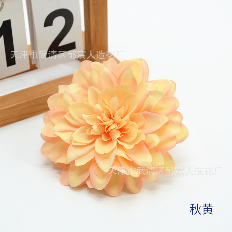 Pintura al óleo de flores de crisantemo simulación de flores de crisantemo de crisantemo DiDi sombrero sombrero de sol decoración flor caja de flores image 16