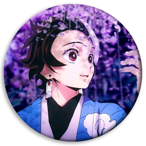 Ghost Blade insignia anime periférico carbón Zhilang usted frijoles mi esposa Shan Yi insignia barra redonda colgante