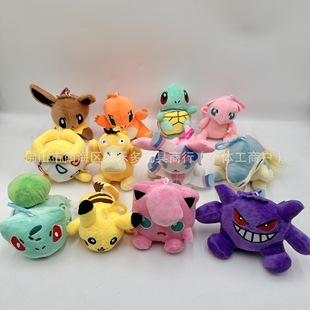 4inch Elf Doll Squirtle, Bulbasaur, Eevee, Dragonite, Kirby, Dream Gengar Stuffed Toy