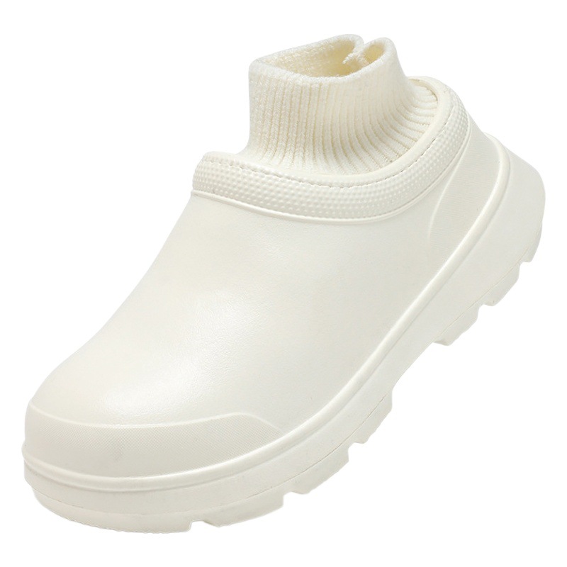 Super fondo grueso zapatillas de algodón de las mujeres del otoño y el invierno cálido hogar zapatos de algodón de Interior Impermeable