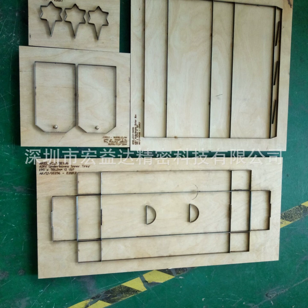 Модель ножа HongYida изготовленная на заказ резиновая пластина акриловая лазерная форма для ножей блистерная форма для ножей EVA кожаная форма для ножей