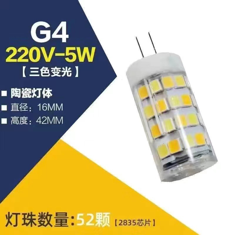 G4 220V 5瓦双色