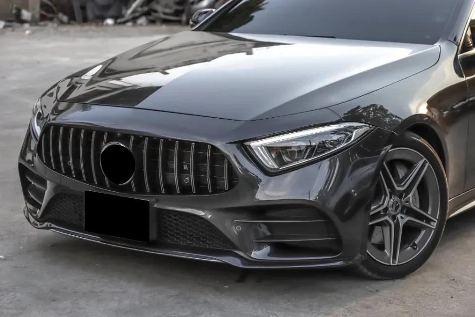 Suitable for 2019+ Mercedes-Benz Clsw257 C257 Modified Gt Starry Sky Front Bumper Grille Original Car Abs