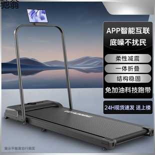 Multifunctional indoor treadmill household small silent indoor family portable flat electric walking machine