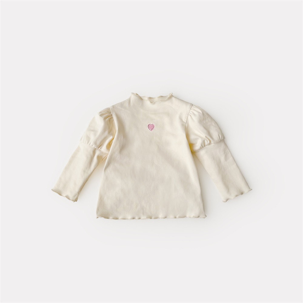 Traje de una pieza de bebé Ropa para niños coreanos Estilo de primavera Ropa de salida de princesa Ropa de escalada de dos piezas con decoración de amor para bebés