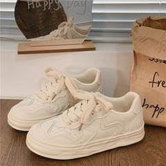 2022秋季新款韓版帆布鞋女學生港風原宿小白鞋低幫運動板鞋子代發