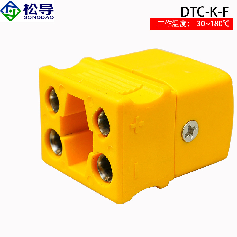 enchufe amarillo plano macho y hembra para termopar tipo K núcleo cilíndrico tipo K con núcleo de cobre enchufe cerámico de alta temperatura image 31