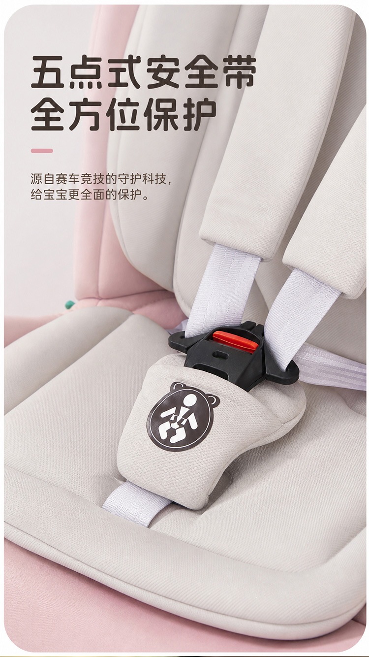 HOBESIN Universal Car Child Safety Seat for 1-2 Years Old with ISOFIX Dual Interface