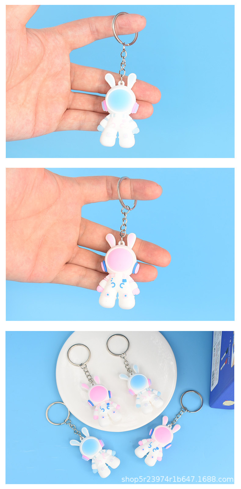 rabbit keychain