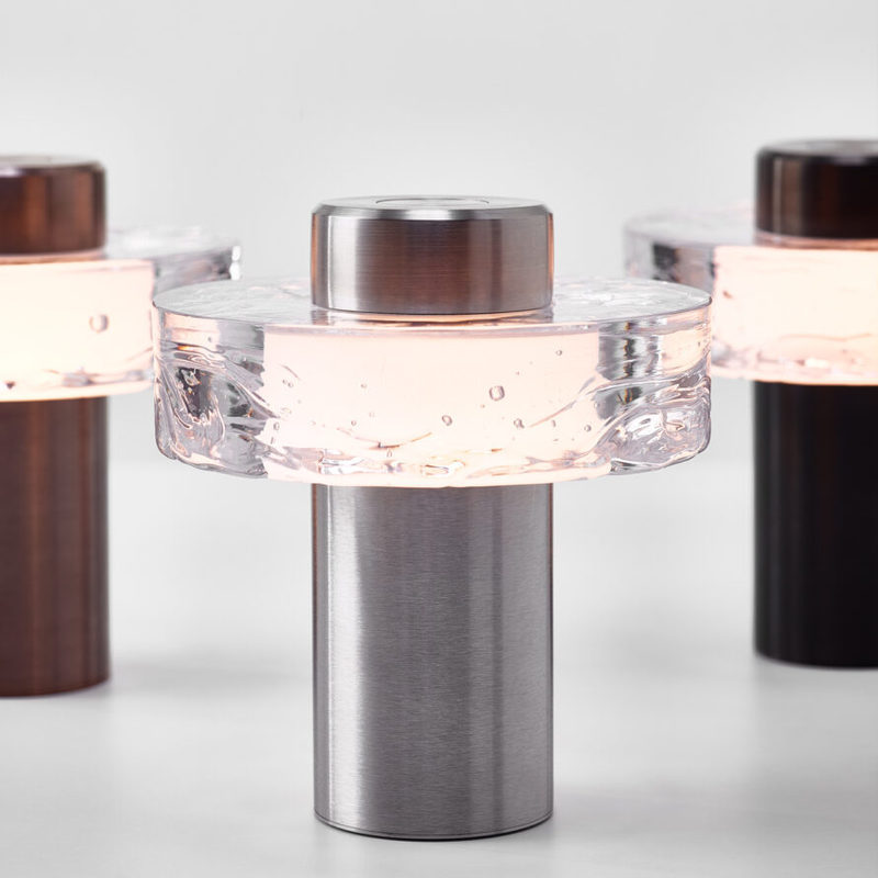Nordic minimalist bedside crystal charging ambient light, bar counter, dining table, artistic and creative design, terrazzo marble Nordic minimalist bedside crystal charging ambient light, bar counter, dining table, artistic and creative design, terrazzo marble