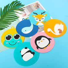 创意卡通pvc软胶杯垫餐垫柔软度强隔热垫防滑垫可定制logo和卡通