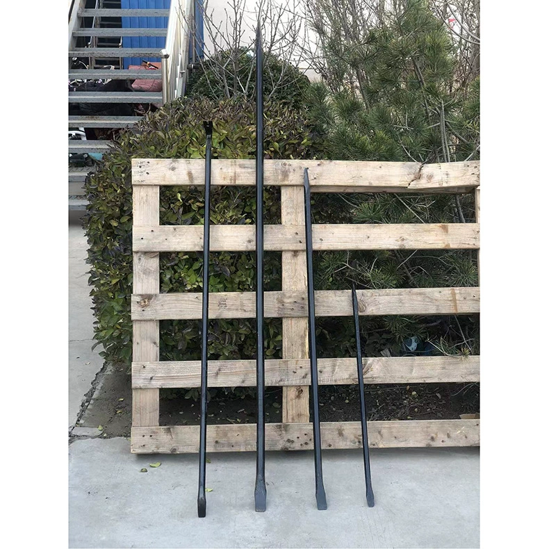 Лом Черный остроконечный лом Стальной Наруч Инструмент с шестигранной кромкой Подъемник для ногтей Шестигранный лом Лом Подъемный лом для ногтей