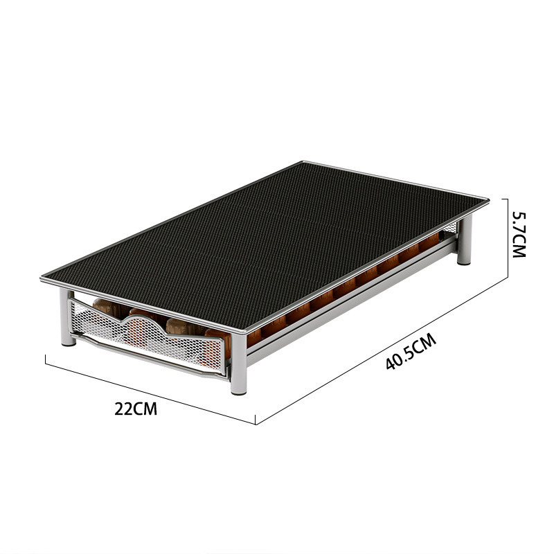Se puede etiquetar y emitir en nombre de la caja de cápsulas de café de múltiples especificaciones, estante de café tipo cajón, estante de cápsulas de café Nespresso