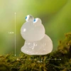 Milky white/colorful fluorescent little frog