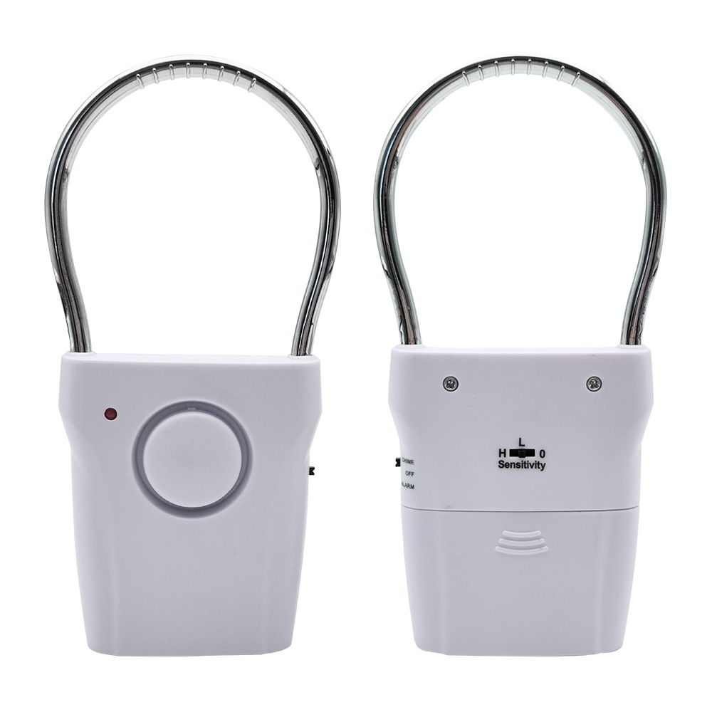 Alarma Antirrobo para Puertas y Ventanas con Sensor de Vibración Portátil para Hogar y Hotel