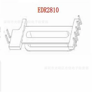 EDR2810电源骨架EDR2810变压器骨架立式5+2 PIN骨架L脚