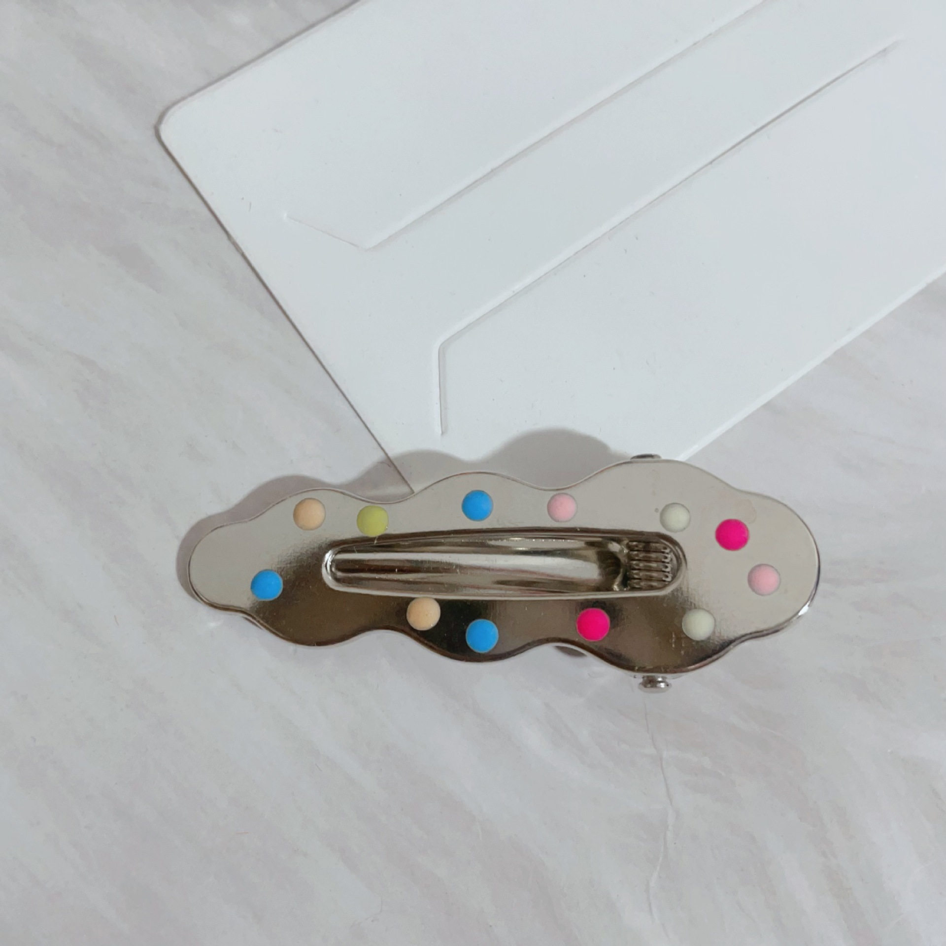 폴카 도트 클라우드 덕빌 클립