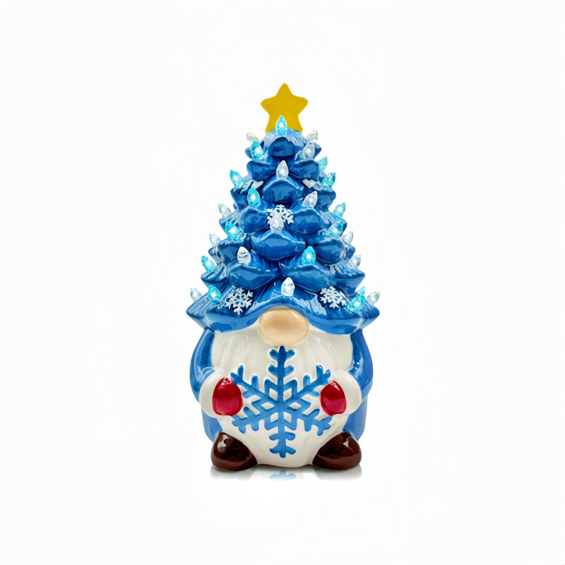 파란색 꼬마 조명