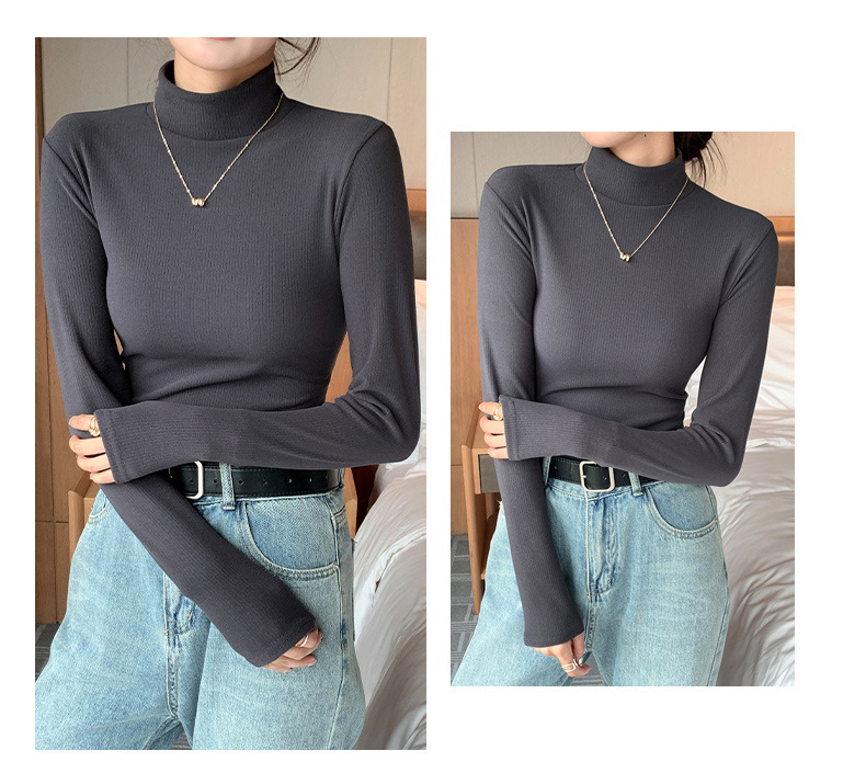 Women's Knitwear Long Sleeve Sweaters & Cardigans Simple Style Solid Color display picture 4