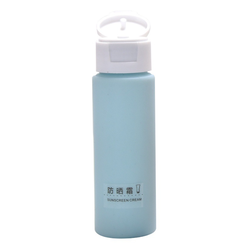 50ml de cuatro paquetes macaron viaje sub-botella traje de gamuza loción cosmética manguera Flip botella de almacenamiento