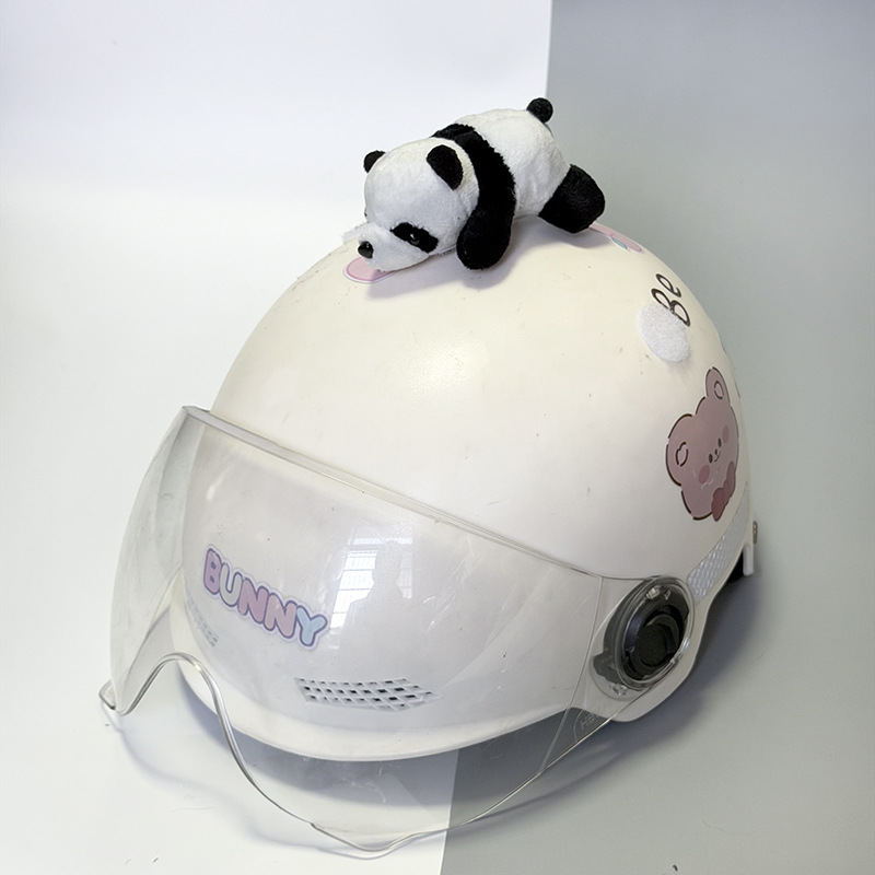 Accessories - Xióngmāo Auto Parts and Accessories - panda-no-helmet-lying-panda