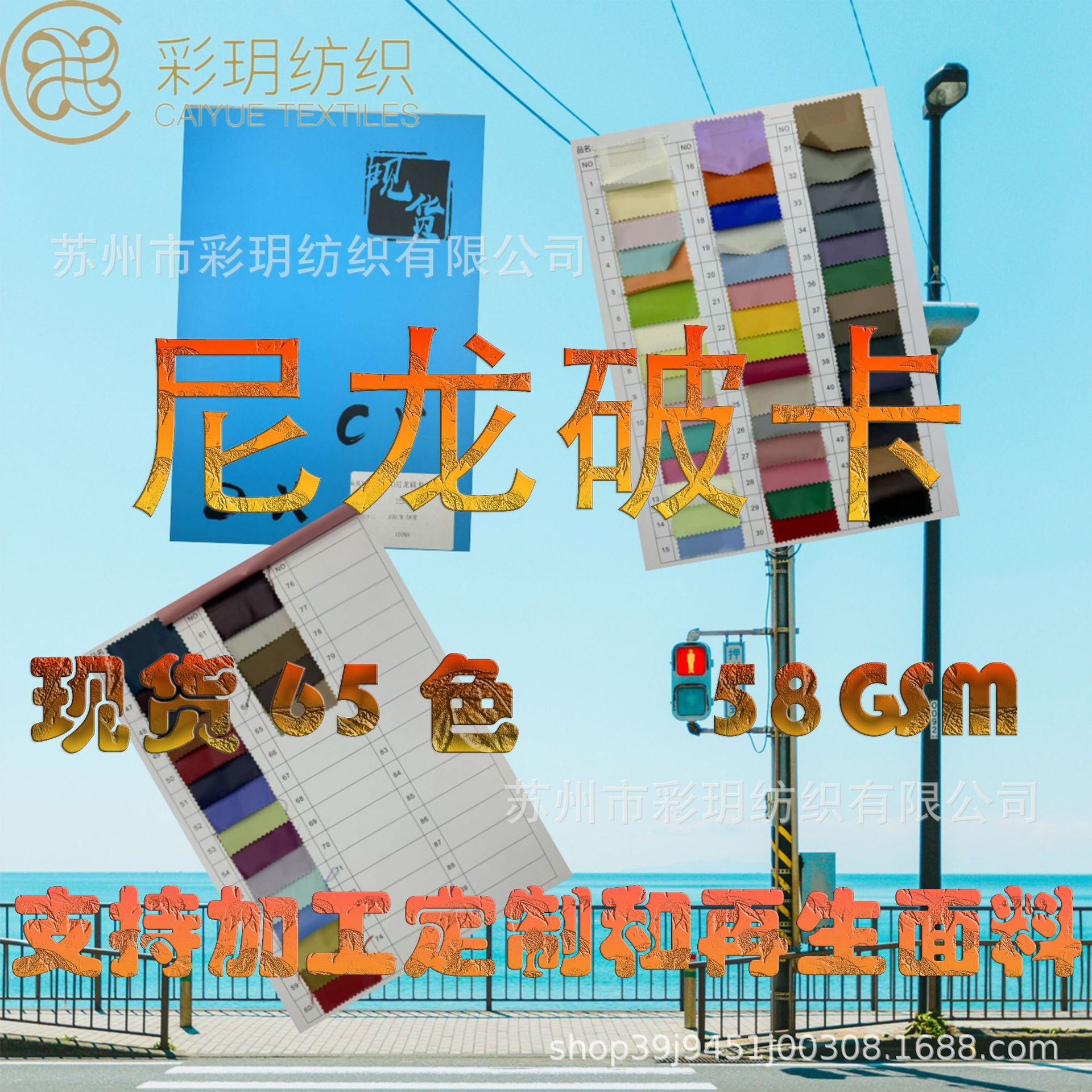 现货供应20D 破卡尼龙 高密轻薄尼丝纺防水面料 防绒羽绒面包服滑