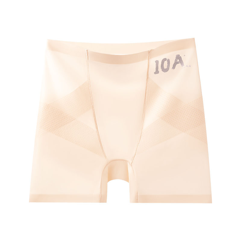 Pantalones de seguridad anti-luz, ropa interior, leggings finos sin costuras dos en uno, bóxer de seda helada, pantalones de seguridad para mujer de verano