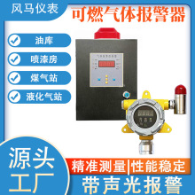 工业可燃气体报警器喷漆房油漆浓度报警探测器