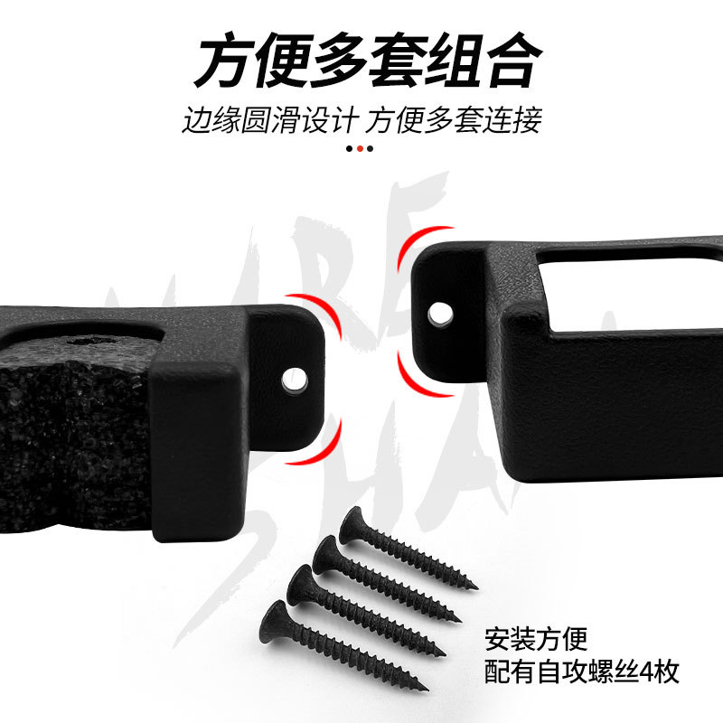 Estante de pesca vertical montado en la pared estante de exhibición de caña de pescar multifuncional estante de almacenamiento de varilla Luya