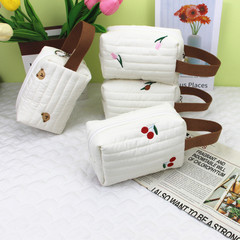 Korean version of versatile cute star moon bear cosmetic bag girl heart large capacity storage bag portable small bag