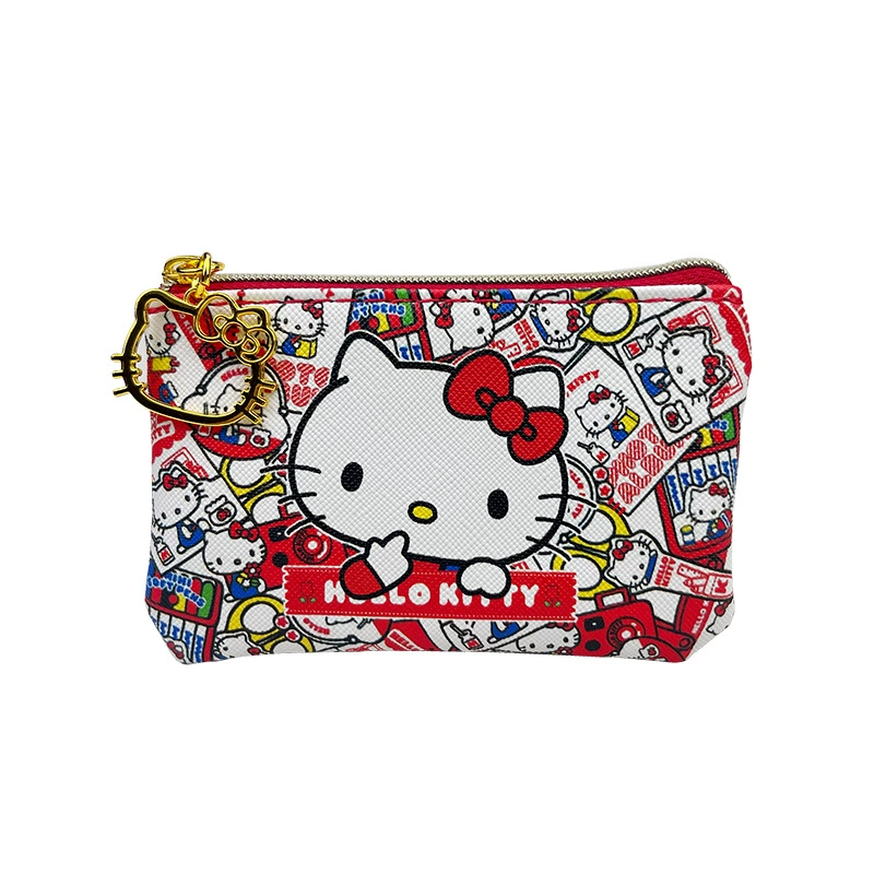 Hello Kitty, мультяшные монеты, маленький милый креативный модный кошелек на молнии