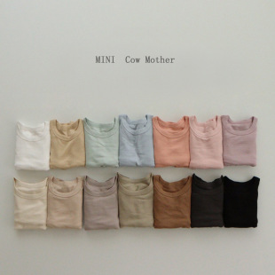 Children's Cotton A Autumn Clothes suit Children's Wear Pajamas Girls' Baby Home Clothes Antibacterial Antistatic Base Summer Spring