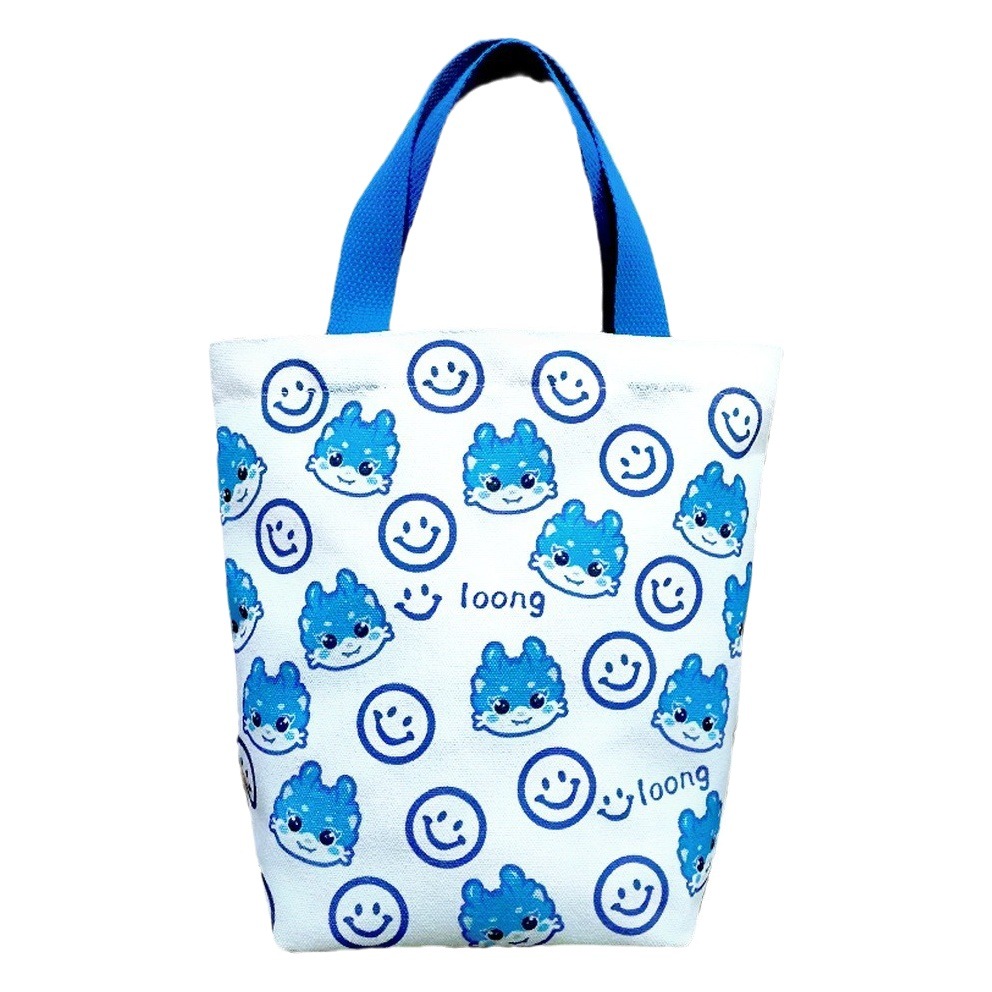 Regalo conejo dragón año bolso ins bolso lienzo bolso almuerzo bolsa oficina trabajador moda almuerzo caja bolsa