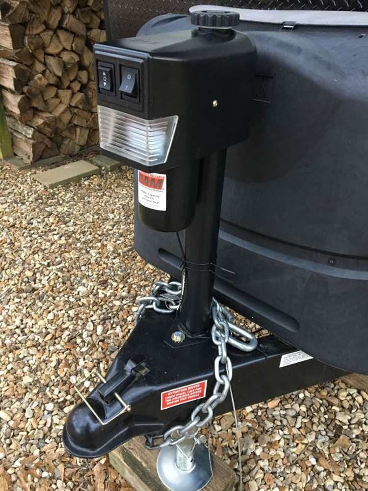 RV Modification Parking Electric 0kg Top Trailer Hand Crank Winch 0kg Support Bracket Auto Parts Collection