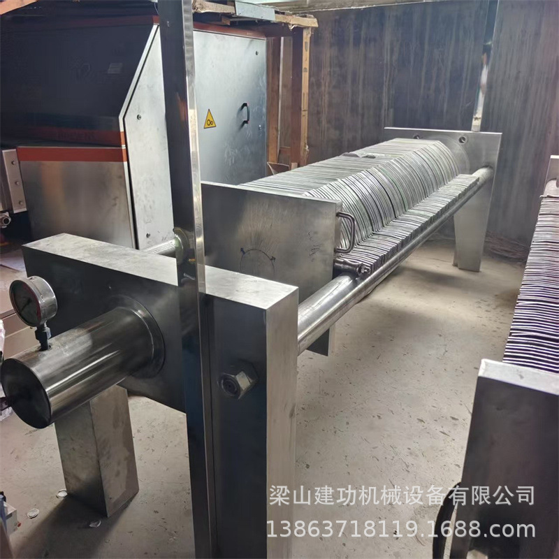 二手卧式多层板框压滤机 不锈钢精密板框过滤机 白酒硅藻土过滤器