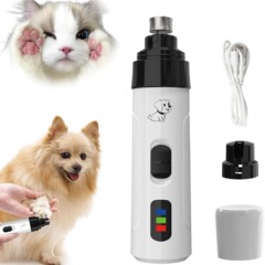 ペット爪磨き器クロスボーダー猫電動LED爪切り犬充電爪切りペット用品